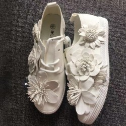 New Summer 3D flowers casual shoes